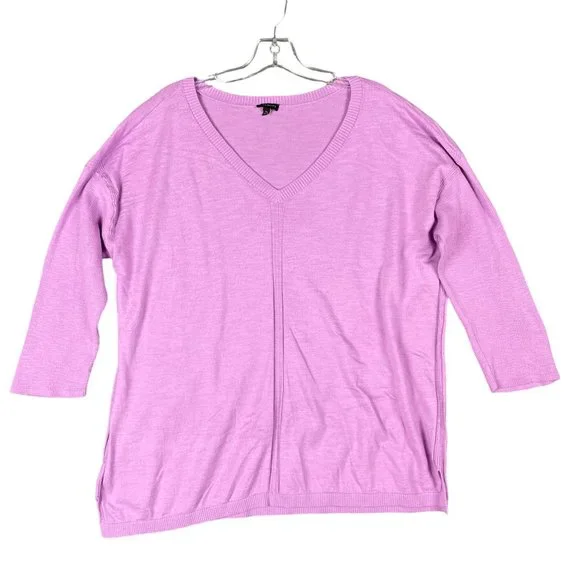 Talbots Pink Relaxed Fit Blouse - Picture 2 of 12